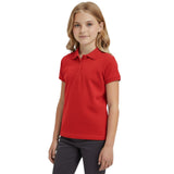 French Toast Girls Short-Sleeve Stretch Pique Polo