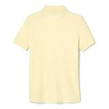 French Toast Girls Short Sleeve Interlock Polo with Picot Collar