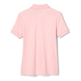 French Toast Girls Short Sleeve Interlock Polo with Picot Collar