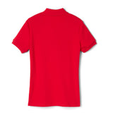 French Toast Girls Short Sleeve Interlock Polo with Picot Collar