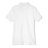 French Toast Girls Short Sleeve Interlock Polo with Picot Collar
