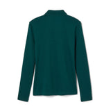 French Toast Girls 7-20 Long Sleeve Interlock Polo with Picot Collar