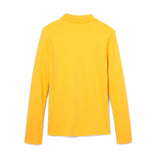 French Toast Girls 7-20 Long Sleeve Interlock Polo with Picot Collar