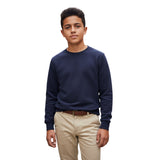 French Toast Boys Long Sleeve Fleece Crewneck Sweatshirt