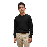 French Toast Boys Long Sleeve Fleece Crewneck Sweatshirt