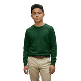 French Toast Boys Long Sleeve Fleece Crewneck Sweatshirt