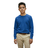 French Toast Boys Long Sleeve Fleece Crewneck Sweatshirt