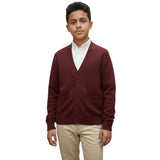 French Toast Boys Anti-Pill V-Neck Cardigan Sweater