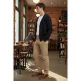 French Toast Mens V-Neck Cardigan Sweater