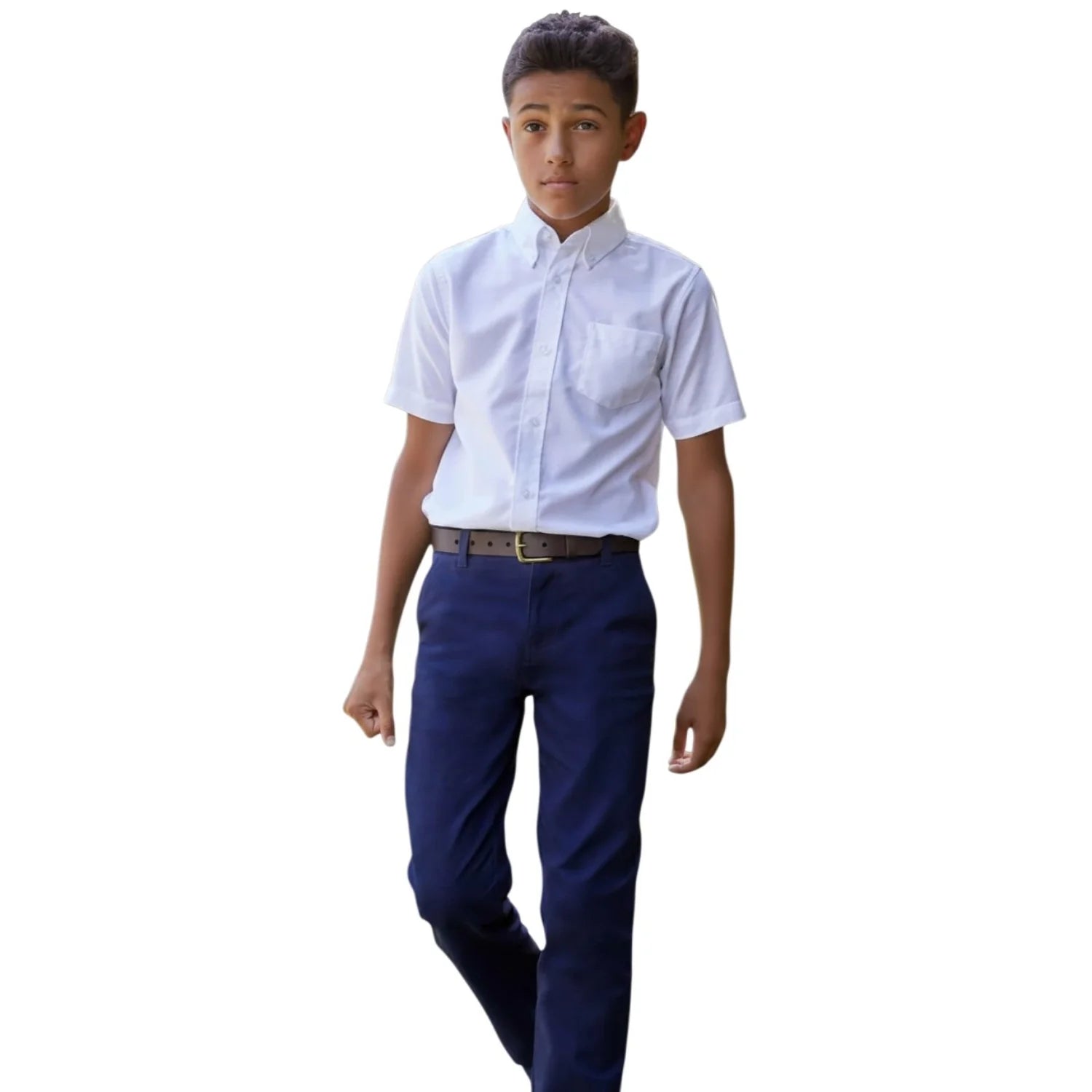 French Toast Boys Short Sleeve Oxford Shirt – S&D Kids