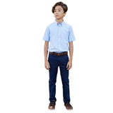 French Toast Boys Short Sleeve Oxford Shirt