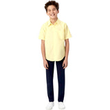 French Toast Boys Short Sleeve Classic Poplin Dress Shirt