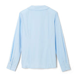 French Toast Girls Long Sleeve Peter Pan Button Down Shirt