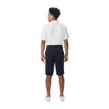 French Toast Mens Flat Front Performance Stretch Short