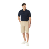 French Toast Mens Flat Front Performance Stretch Short
