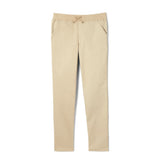 French Toast Pull-On Skinny Fit Stretch Twill Pant with Knit Waistband