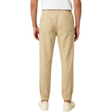 French Toast Mens Pull-On Stretch Twill Jogger with Zipper Pockets