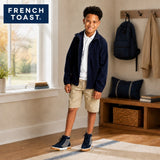 French Toast Boys Full Zip Micro Fleece Jacket