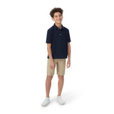 French Toast Short-Sleeve Pique Polo