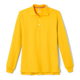 French Toast Long-Sleeve Pique Polo