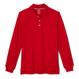 French Toast Long-Sleeve Pique Polo