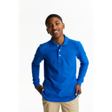 French Toast Long-Sleeve Pique Polo
