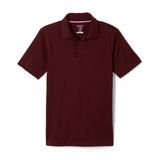 French Toast Boys Short Sleeve Moisture Wicking Stretch Sport Polo Shirt