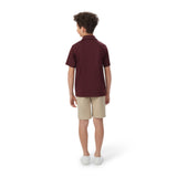 French Toast Boys Short Sleeve Moisture Wicking Stretch Sport Polo Shirt