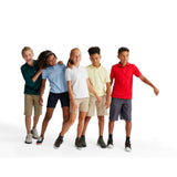 French Toast Boys Short Sleeve Moisture Wicking Stretch Sport Polo Shirt