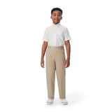French Toast Pull-On Straight Fit Stretch Twill Pant