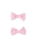 So Dorable 5 Piece Lace Bow Clip Barrette