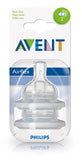Philips Avent 2 Pack Classic Slow Flow Nipple, 0M+