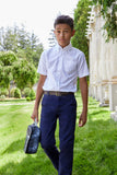 French Toast Boys 4-7 Short Sleeve Oxford Shirt
