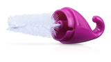 Nuby 2-Pack Bottle and Nipple Brush with Sponge Tip, Colors May Vary
