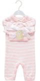 Baby Dove Bear Knit Coverall With Hat