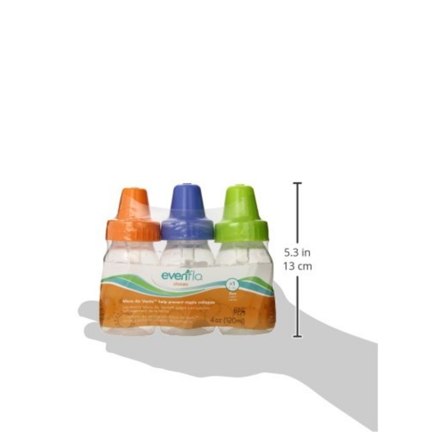evenflo 4 oz plastic bottles Evenflo Feeding Classic Plastic Baby Bottle, Color, 3 Pack