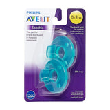 Philips Avent Green Soothie Pacifier, 0-3M - 2 Pack
