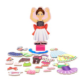 Melissa and Doug Nina Ballerina Magnetic Dress-Up Set
