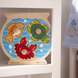 Melissa and Doug Fishbowl Jumbo Knob Wooden Puzzle
