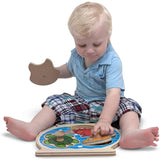 Melissa and Doug Fishbowl Jumbo Knob Wooden Puzzle