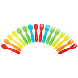 First Years Take & Toss Flatware for Kids, 16 pieces, multicolor