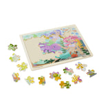 Melissa and Doug Mermaid Fantasea Wooden Jigsaw Puzzle - 48 pieces