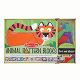 Melissa and Doug Animal Pattern Blocks Set