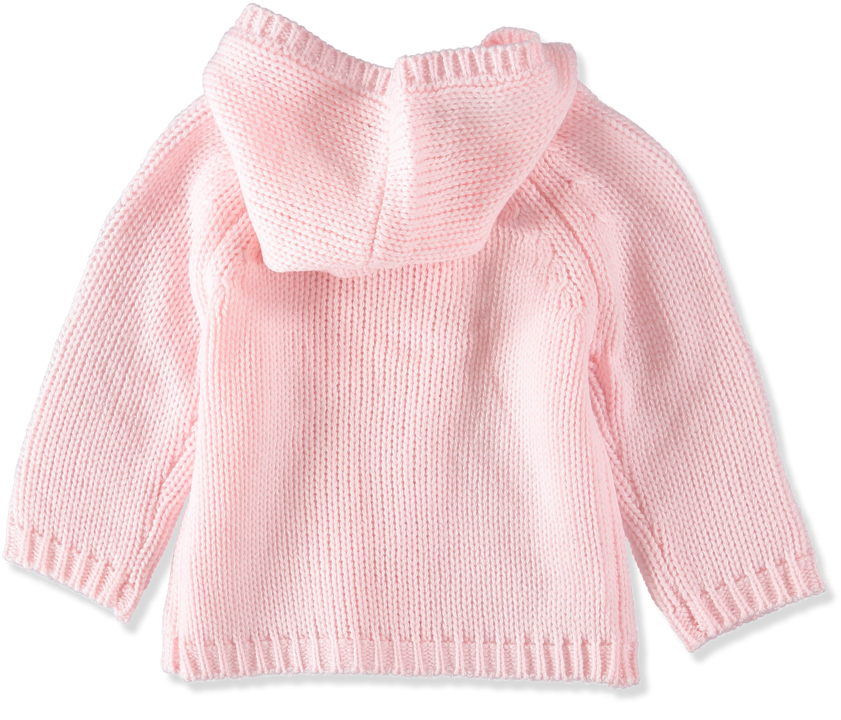 Baby Dove Double Breasted Hood Knit Sweater - Pink