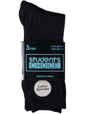 Students Choice Crew Dress Socks - 3 Pack