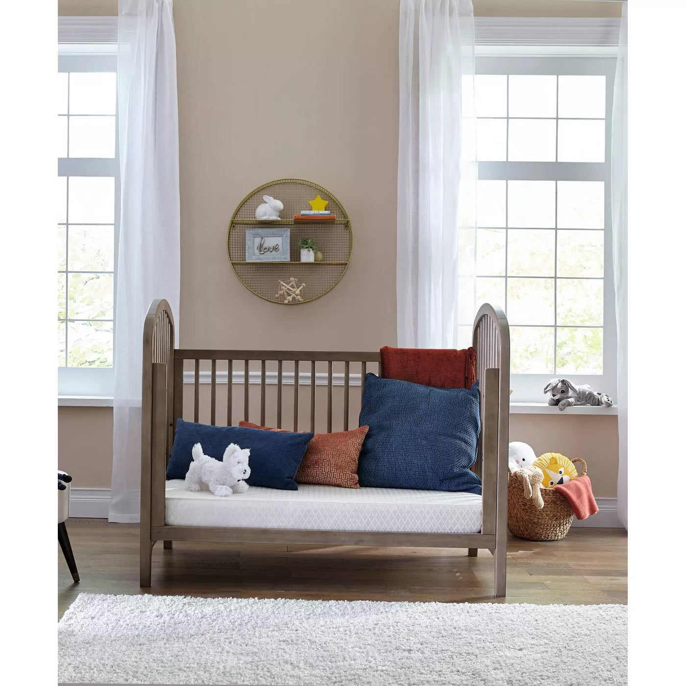 Sealy Soybean Plush Crib & Toddler Bed Mattress