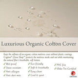 Sealy Nature Couture Cotton Bliss Waterproof 2-Stage Toddler & Baby Crib Mattress