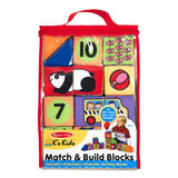 Melissa and Doug K's Kids Match and Build Blocks