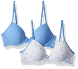 Hanes Girls 30-36A Molded Bras - 2 Pack