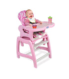 Badger Basket Baby High Chair with Toddler Playtable and Chair Conversion